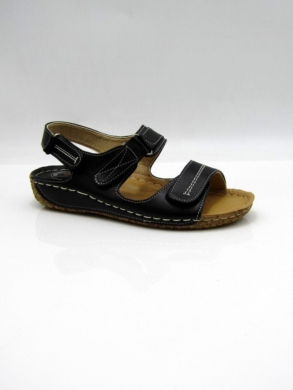 Sandały damskie na płaskim (36-41) 13085 BLACK