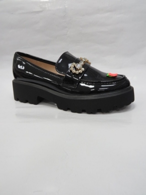 Mokasyny damskie na płaskim (36-41) DW022 BLACK