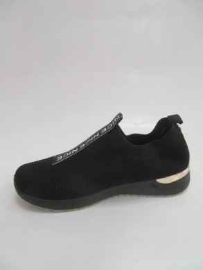 Buty sportowe damskie na płaskim (36-41) 206 BLACK A