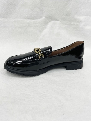 Mokasyny damskie na płaskim (36-41) W-225 BLACK