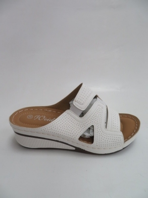 Klapki damskie na koturnie (36-41) 0-18 WHITE