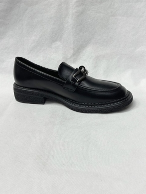 Mokasyny damskie na płaskim (36-41) 3228 BLACK