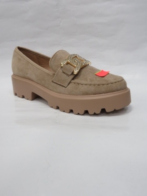 Mokasyny damskie na płaskim (36-41) DW010 KHAKI