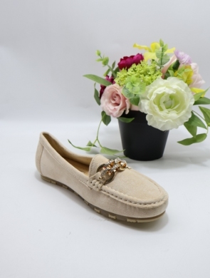Mokasyny damskie na płaskim (36-41) JD113-2 BEIGE