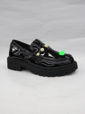 Mokasyny damskie na płaskim (36-41) 02262 BLACK