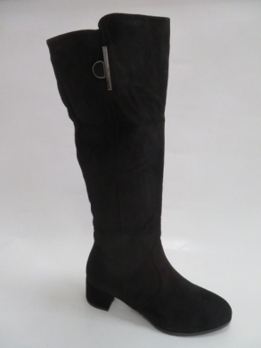 Kozaki damskie jesienne na obcasie (36-41) 0122 BLACK