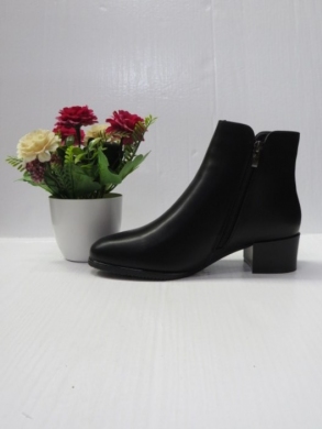 Botki damskie ocieplane na obcasie (36-41) X3710 BLACK