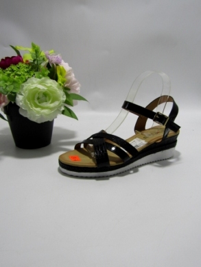 Sandały damskie na koturnie (36-41) WH-528 BLACK