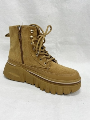 Botki damskie na płaskim (36-41) HL2110 KHAKI