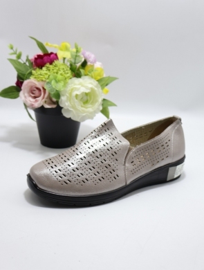 Półbuty damskie na płaskim (39-43) DT2-6 GREY