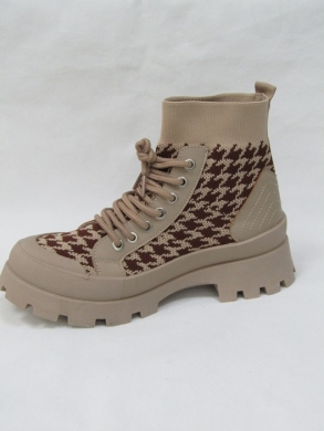 Botki damskie na płaskim (36-41) PC25 KH/BR
