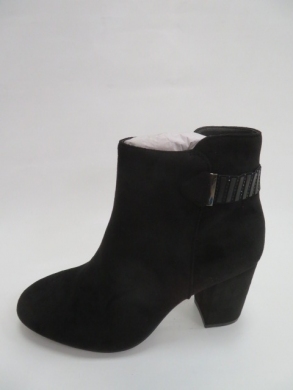 Botki damskie jesienne na obcasie (36-41) F-17094-61F BLACK