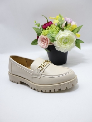 Mokasyny damskie na płaskim (36-41) 62701 BEIGE