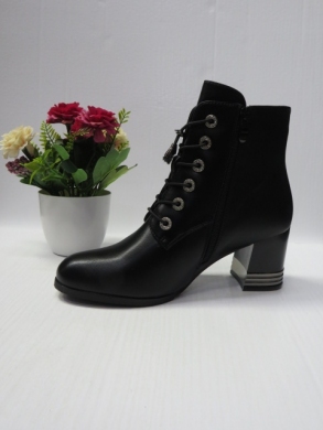 Botki damskie ocieplane na obcasie (36-41) XPL-2316 BLACK