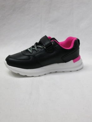 Buty sportowe dziewczęce (32-37) E179 BLACK/PEACH