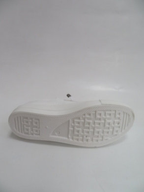 Trampki damskie na płaskim (36-41) 1016-8 WHITE