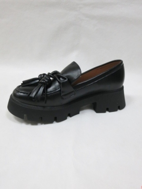 Mokasyny damskie na płaskim (36-41) T547 BLACK