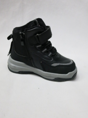 Buty sportowe chłopięce (22-27) P812-2 BLACK/RED