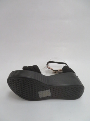 Sandały damskie na koturnie (36-41) BE-9009 BLACK