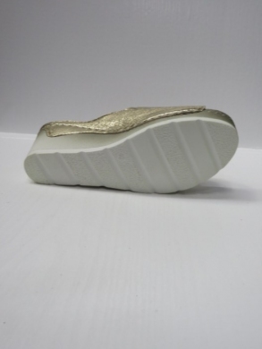Klapki damskie na koturnie (36-41) 0618S GOLD