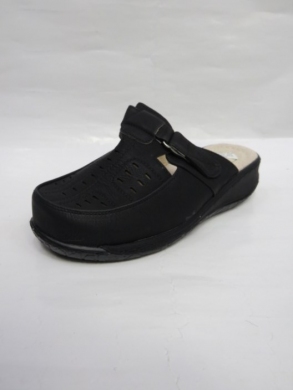 Klapki damskie na płaskim (36-42) 9709-1 BLACK