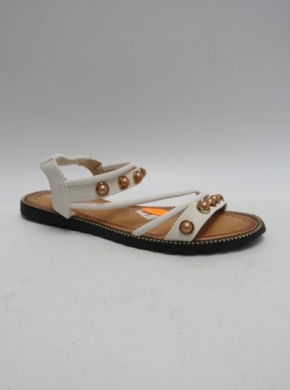 Sandały damskie na płaskim (36-41) W163 WHITE