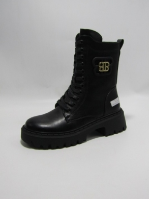 Botki damskie na płaskim (36-41) HQ7735 BLACK