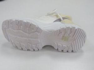 Buty sportowe damskie na płaskim (36-41) 2201B BEIGE