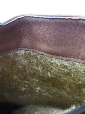 Botki damskie ocieplane na obcasie (36-41) 1356 BROWN