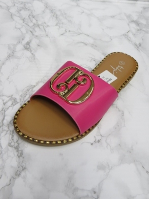 Klapki damskie na płaskim (36-41) WL-46 FUCHSIA