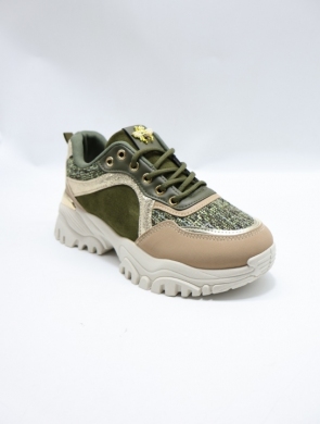 Sneakersy damskie (36-41) 9013 GREEN