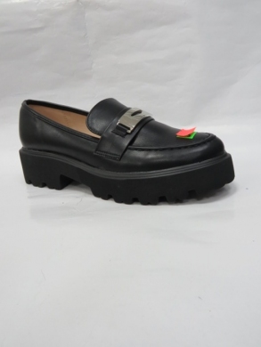 Mokasyny damskie na płaskim (36-41) WD015 BLACK
