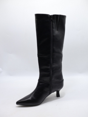 Kozaki damskie na szpilce (36-41) 9671 BLACK