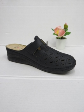 Klapki damskie na koturnie (39-43) DJH1-2 BLACK