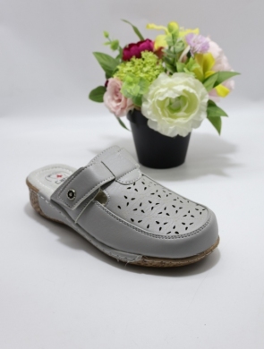 Klapki damskie na koturnie (36-42) B6-3 GREY