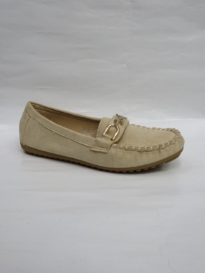 Mokasyny damskie na płaskim (36-41) ZA11 BEIGE
