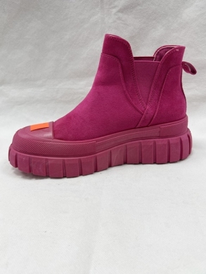 Botki damskie na płaskim (36-41) F1015 FUCHSIA