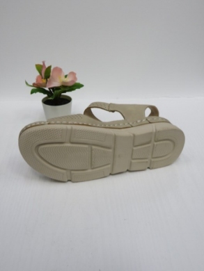 Sandały damskie na koturnie (36-41) 0629 BEIGE