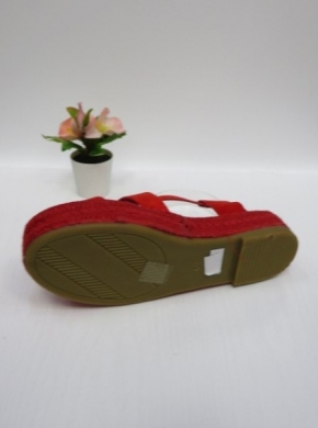 Sandały damskie na koturnie (36-41) 164 RED