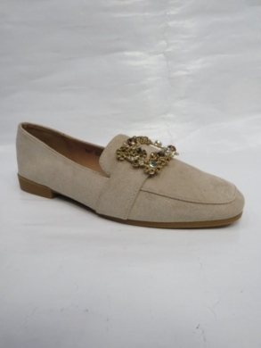 Mokasyny damskie na płaskim (36-41) 7967 BEIGE
