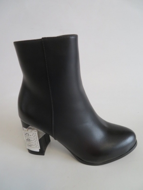 Botki damskie jesienne na obcasie (36-41) T2121 BLACK