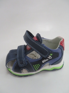 Sandały chłopięce (21-26) AB233 DBLUE/GREEN
