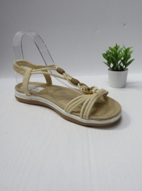 Sandały damskie na płaskim (36-41) FY-6817 BEIGE