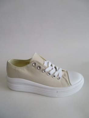 Trampki Damskie na koturnie (36-41) MZ18 BEIGE