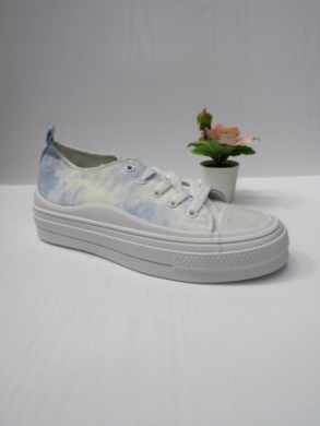 Trampki damskie na płaskim (36-41) HF243-13 BLUE