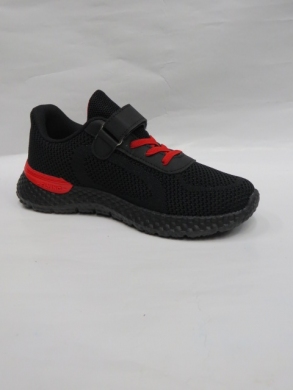 Buty sportowe chłopięce (32-37) A139 BLACK/RED