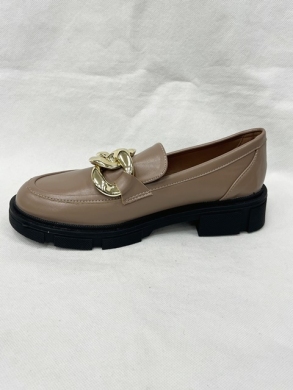 Mokasyny damskie na płaskim (36-41) W-205 KHAKI