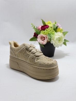 Buty sportowe damskie na płaskim (36-41) A-119 APRICOTE