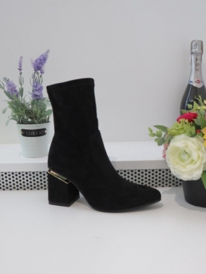 Botki damskie na obcasie (36-41) CLS288 BLACK