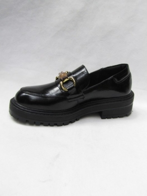 Mokasyny damskie na płaskim (36-41) C82821 BLACK